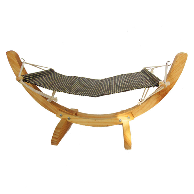 Cat Hammock Wooden Bed Pet