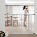 High White dog Safety Gate