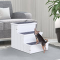 3 Step Carpeted Non Slip Pet Stairs Ramp