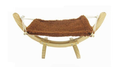 Cat Hammock Wooden Bed Pet