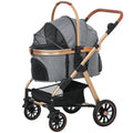 3 In 1 Dog Stroller With Detachable Cabin,