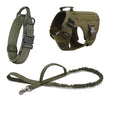 Outdoor Tactics Pet Dog Strap Collar Three-piece Set