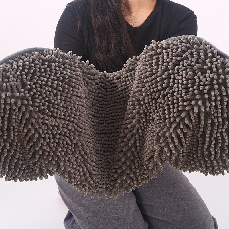 Pet Scrubbing Towel And Gloved Bath Towels