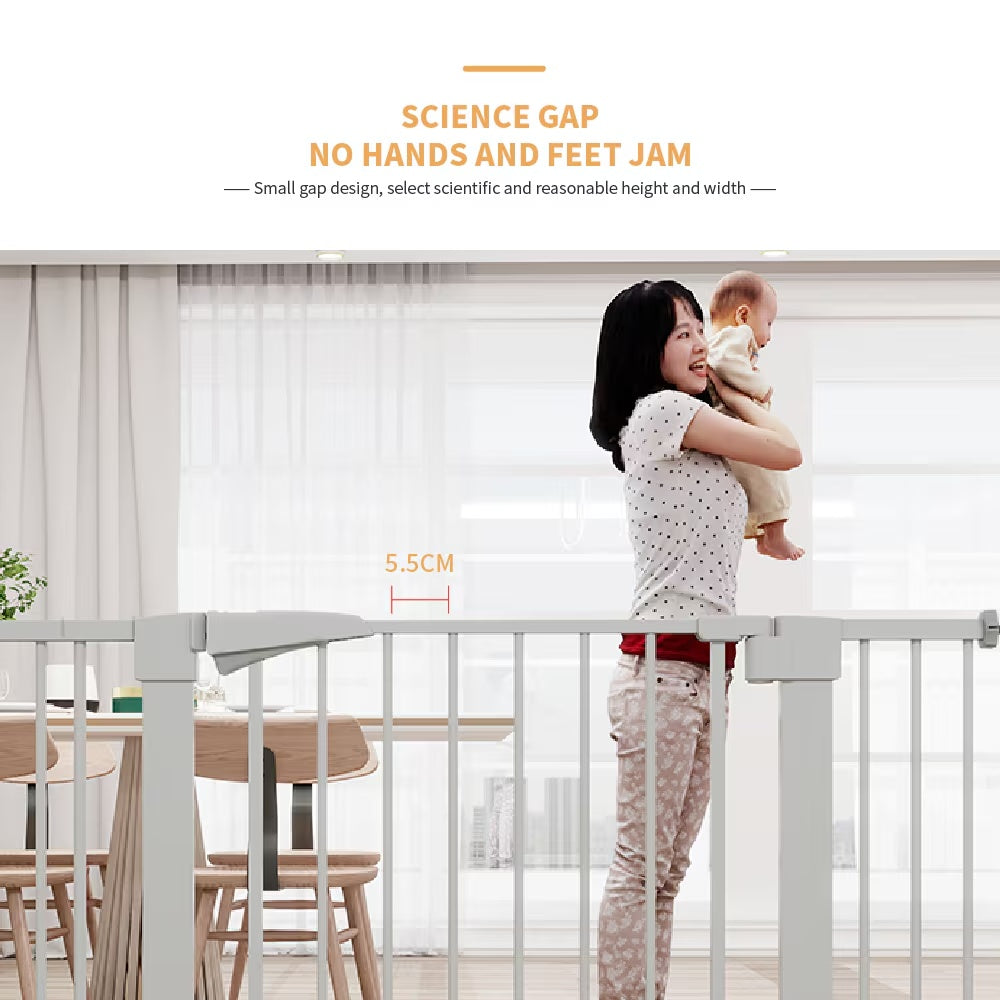 High White dog Safety Gate