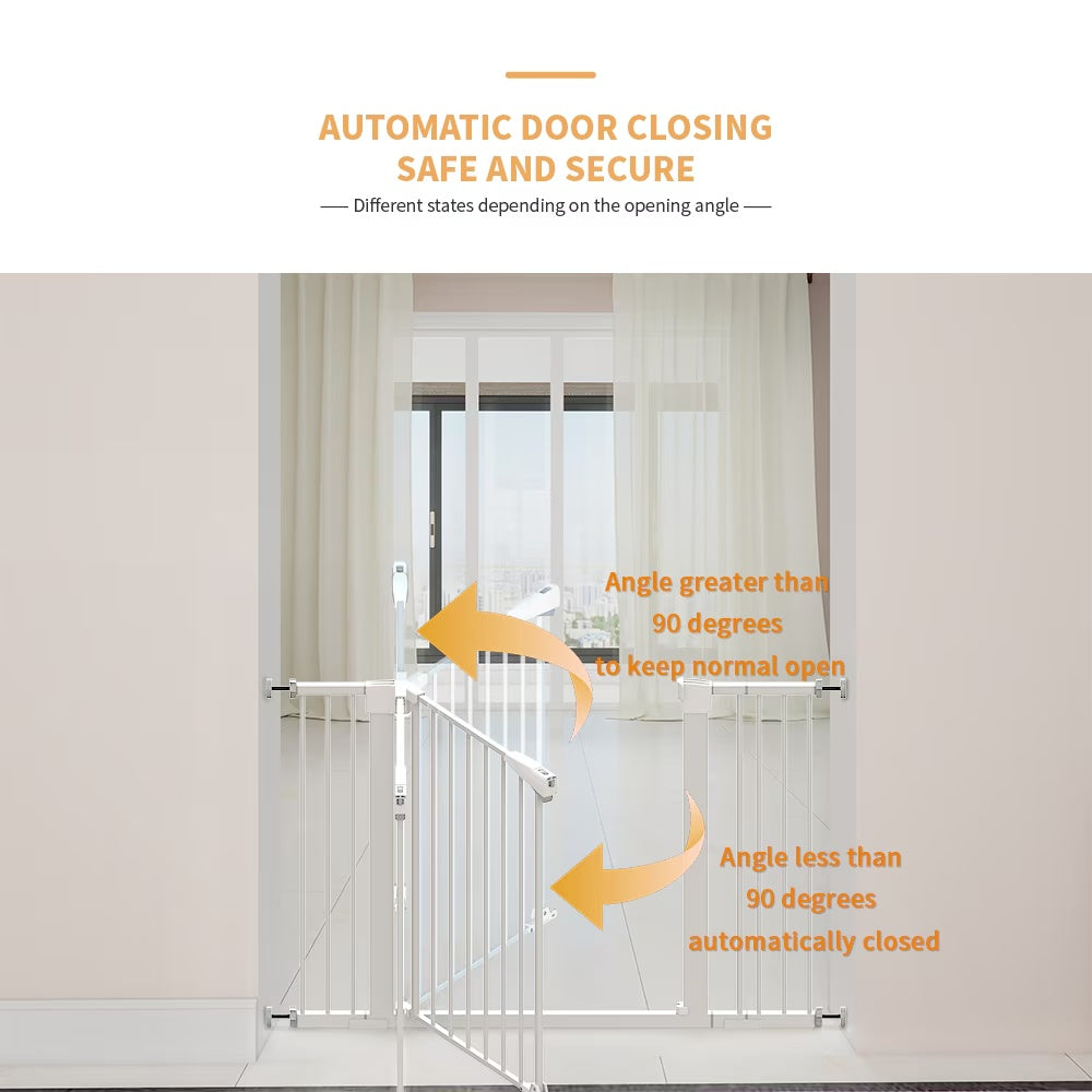 High White dog Safety Gate