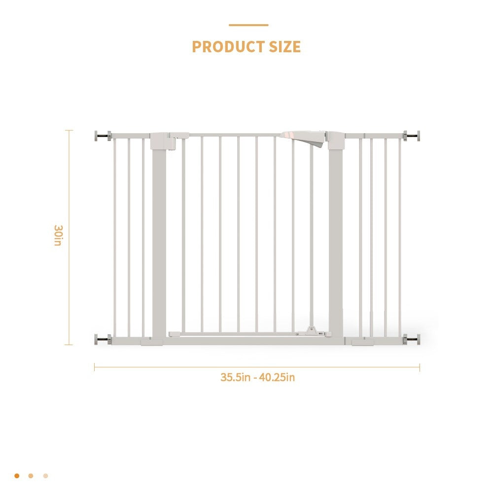 High White dog Safety Gate