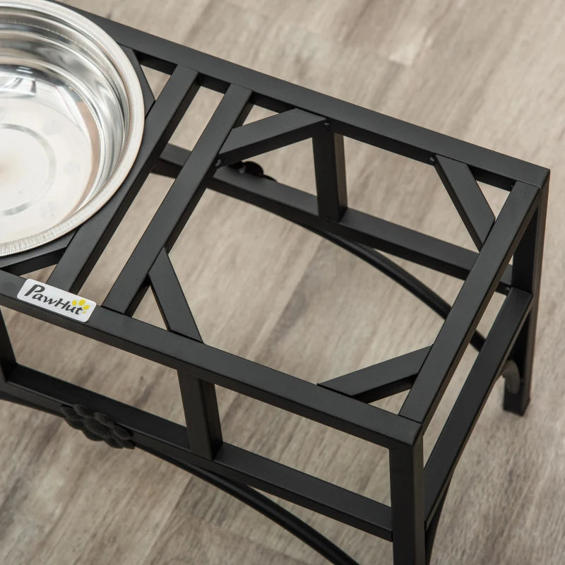 Double Stainless Steel Dog Food Bowl