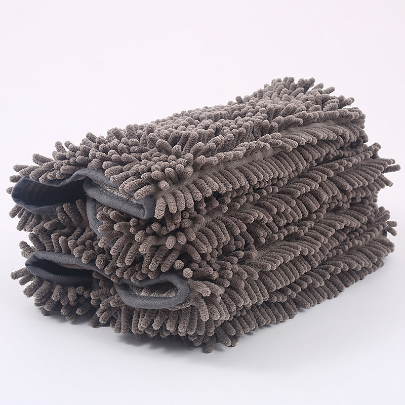 Pet Scrubbing Towel And Gloved Bath Towels